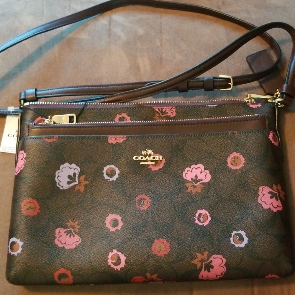 COACH Crossbody Purse w/ Removable Pouch NWT